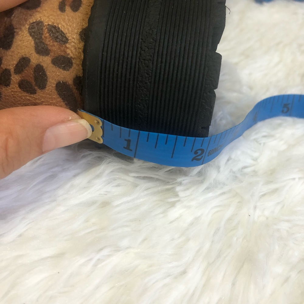 Mia Miki Leopard Print Lace Up Combat Boot - Picture 14 of 16